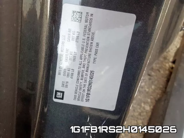 1G1FB1RS2H0145026 фото 2