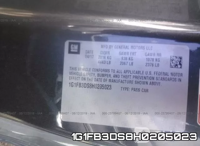 1G1FB3DS8H0205023 фото 10