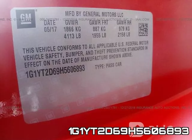 1G1YT2D69H5606893 фото 10