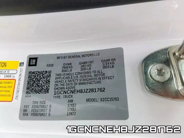 1GCNCNEH8JZ281762 фото 2