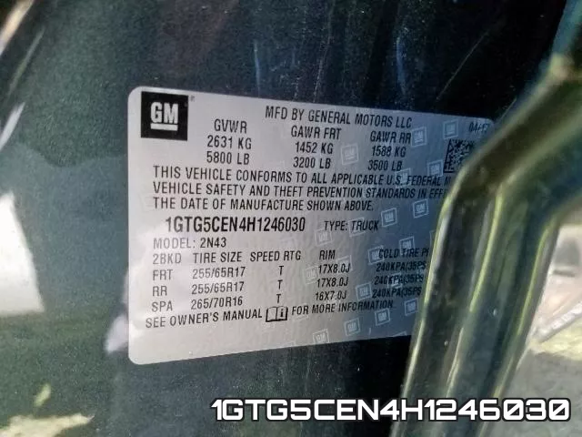 1GTG5CEN4H1246030 фото 2