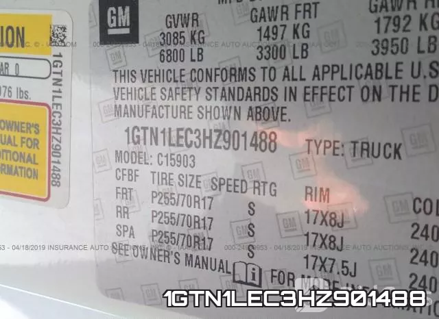 1GTN1LEC3HZ901488 фото 10