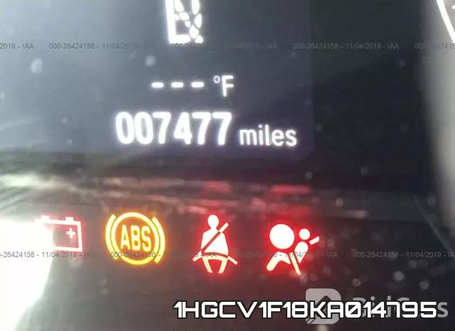 1HGCV1F18KA014795 фото 8