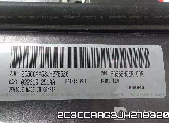 2C3CCAAG3JH278320 фото 10