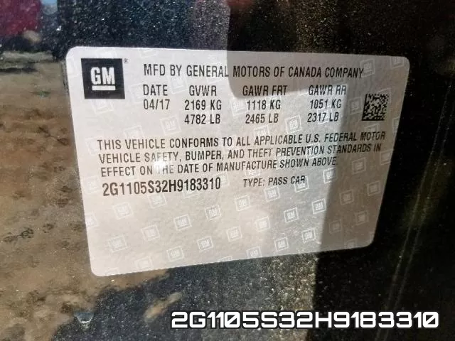 2G1105S32H9183310 фото 2
