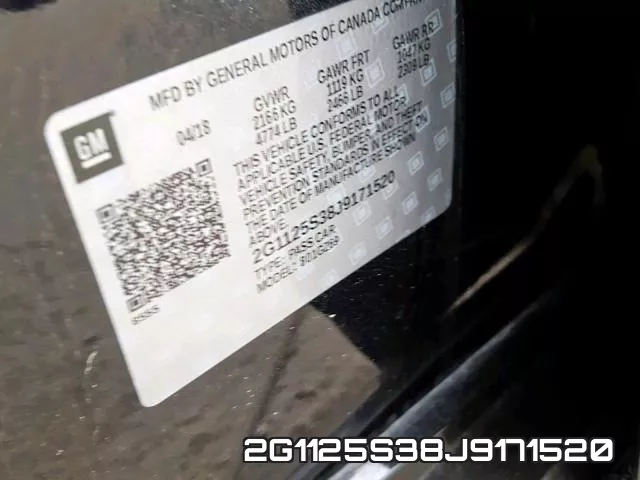 2G1125S38J9171520 фото 2