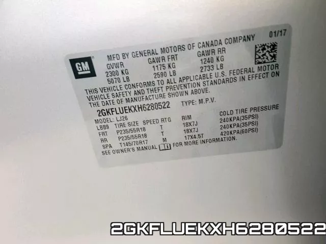 2GKFLUEKXH6280522 фото 2