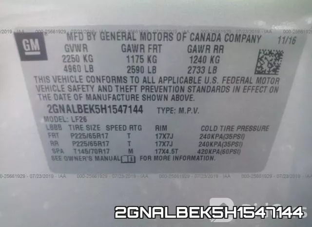 2GNALBEK5H1547144 фото 10