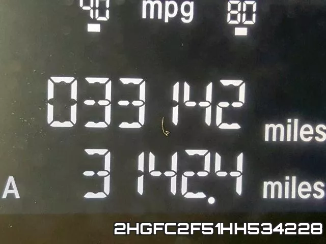 2HGFC2F51HH534228 фото 9