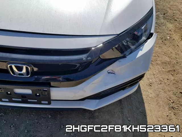 2HGFC2F81KH523361 фото 10