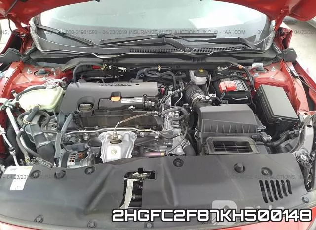 2HGFC2F87KH500148 фото 2