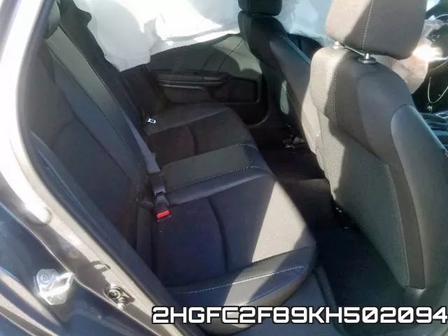 2HGFC2F89KH502094 фото 7