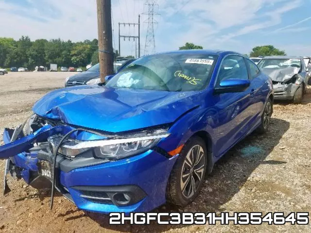 2HGFC3B31HH354645 фото 3