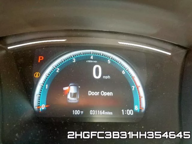 2HGFC3B31HH354645 фото 9