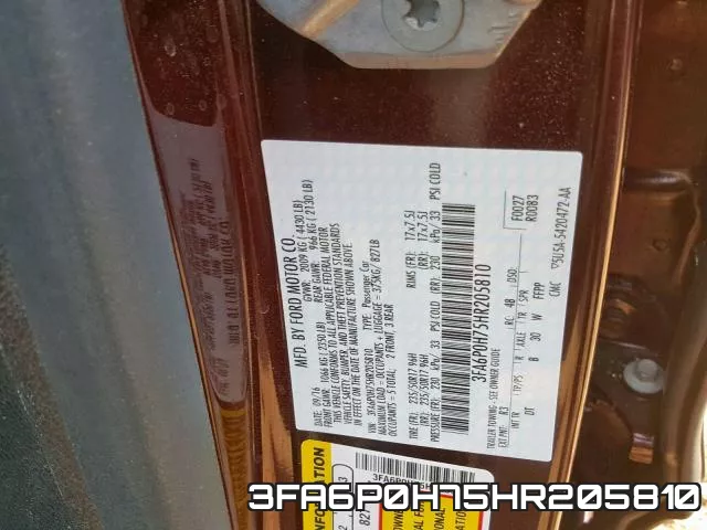 3FA6P0H75HR205810 фото 2