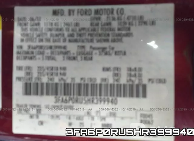3FA6P0RU5HR399940 фото 10