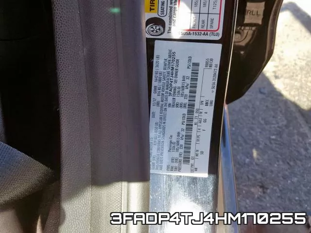 3FADP4TJ4HM170255 фото 2