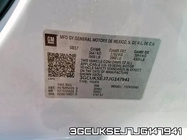 3GCUKSEJ7JG147941 фото 2