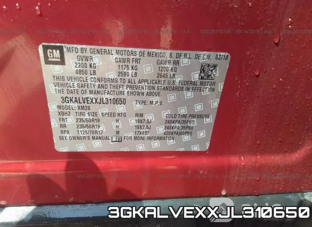 3GKALVEXXJL310650 фото 10