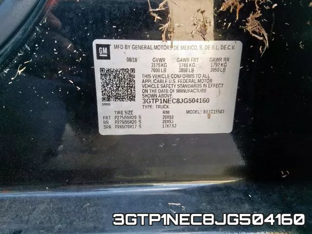 3GTP1NEC8JG504160 фото 2
