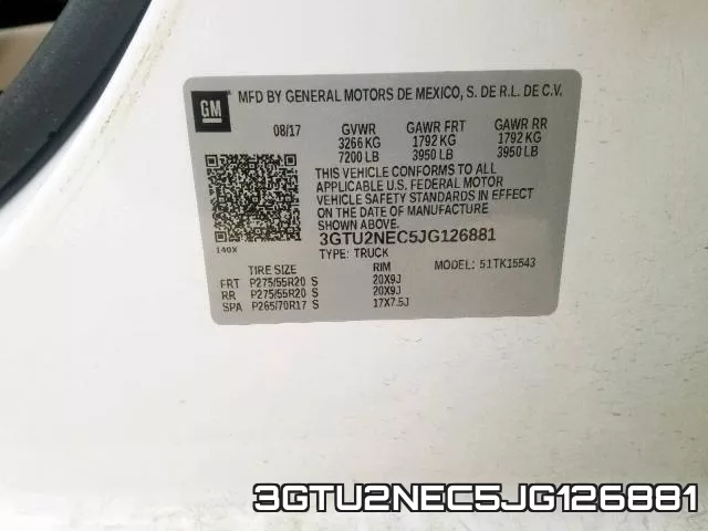 3GTU2NEC5JG126881 фото 2