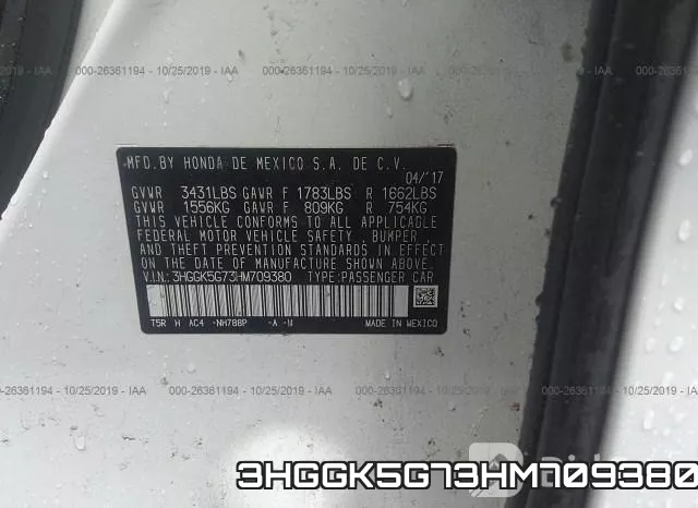 3HGGK5G73HM709380 фото 10