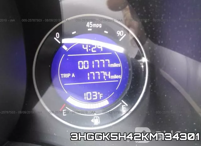 3HGGK5H42KM734301 фото 8