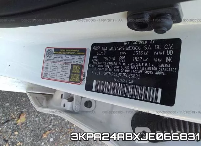 3KPA24ABXJE066831 фото 10