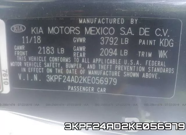 3KPF24AD2KE056979 фото 10