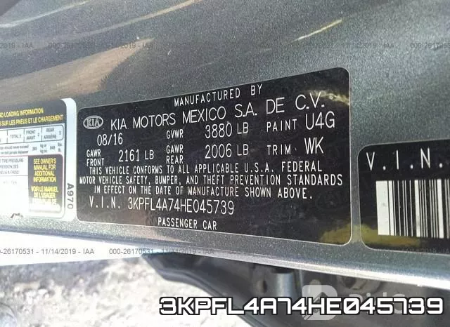 3KPFL4A74HE045739 фото 10