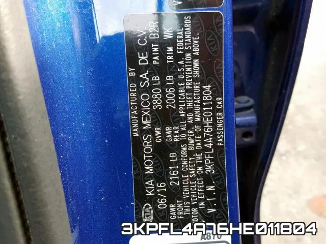 3KPFL4A76HE011804 фото 2