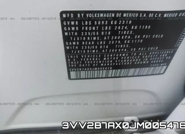 3VV2B7AX0JM005478 фото 10