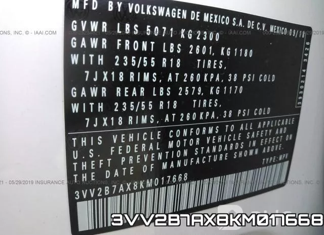 3VV2B7AX8KM017668 фото 10