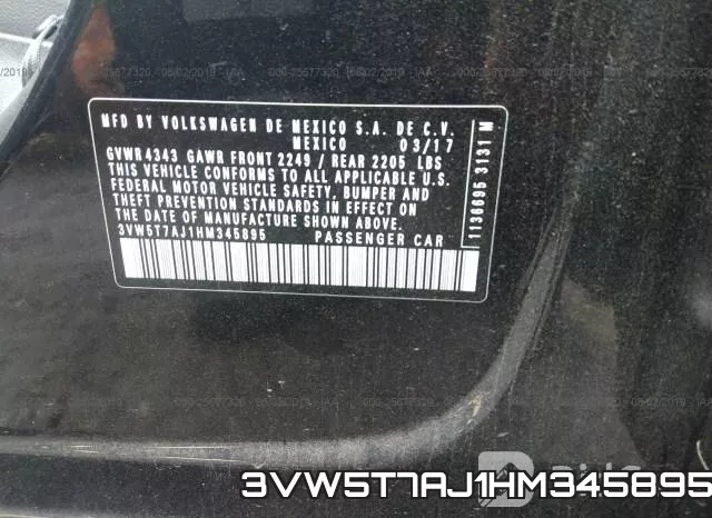 3VW5T7AJ1HM345895 фото 10