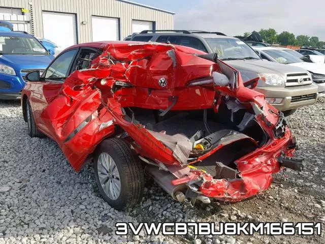 3VWCB7BU8KM166151 фото 4