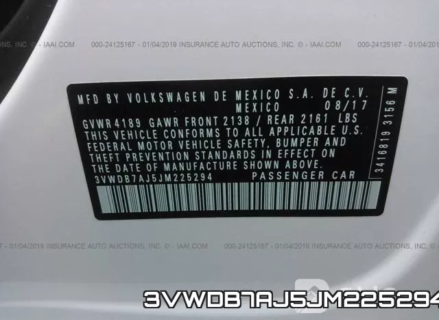 3VWDB7AJ5JM225294 фото 10