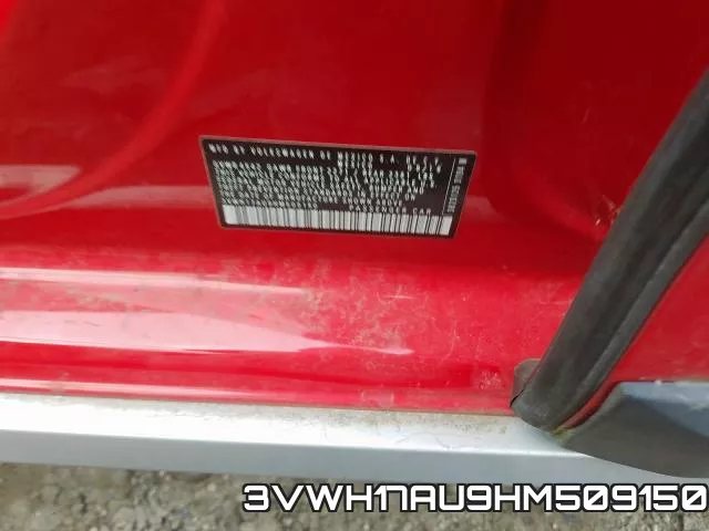 3VWH17AU9HM509150 фото 2