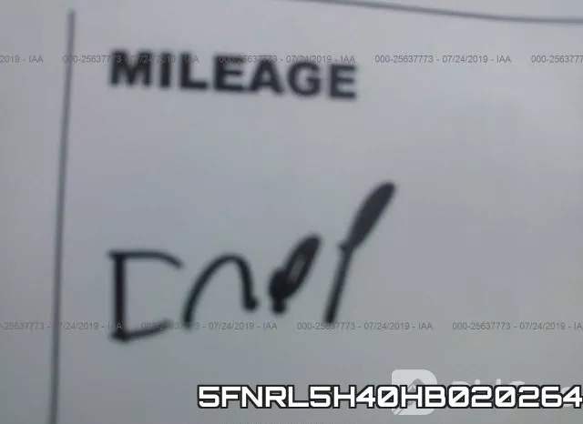 5FNRL5H40HB020264 фото 8