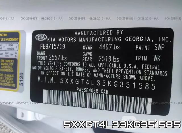 5XXGT4L33KG351585 фото 10