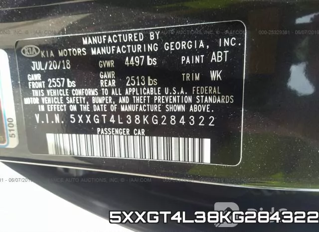 5XXGT4L38KG284322 фото 9