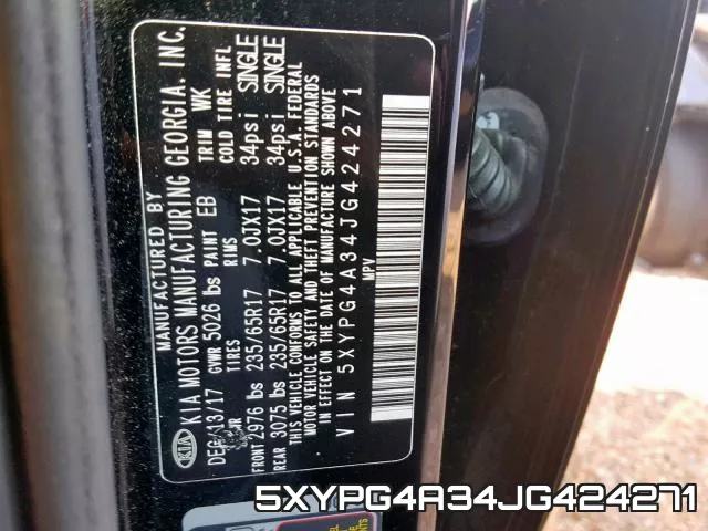 5XYPG4A34JG424271 фото 2