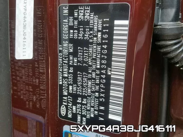 5XYPG4A38JG416111 фото 2