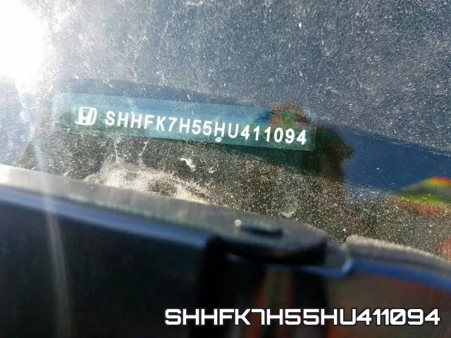 SHHFK7H55HU411094 фото 2