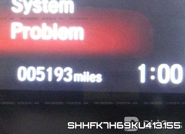 SHHFK7H69KU413155 фото 8