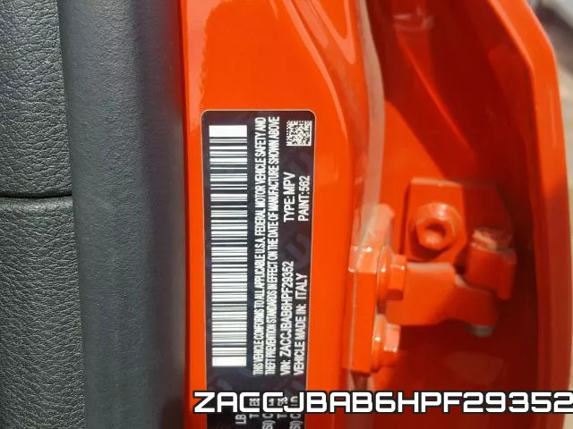 ZACCJBAB6HPF29352 фото 2
