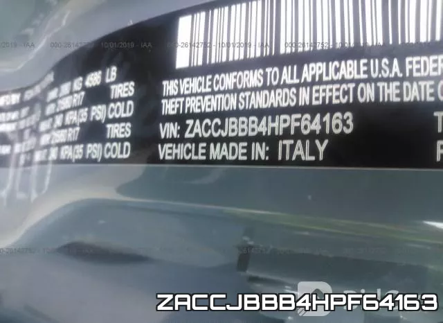 ZACCJBBB4HPF64163 фото 10
