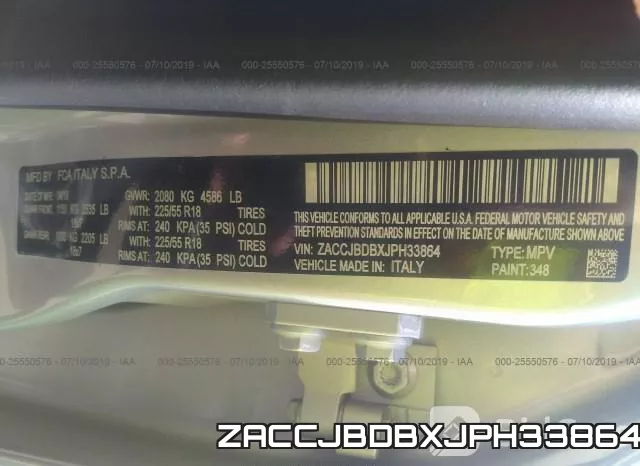 ZACCJBDBXJPH33864 фото 10