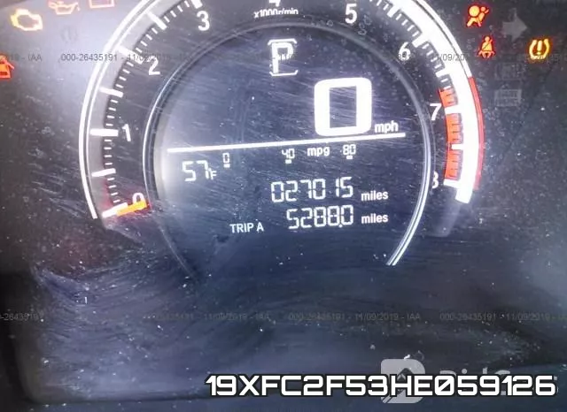 19XFC2F53HE059126 фото 8