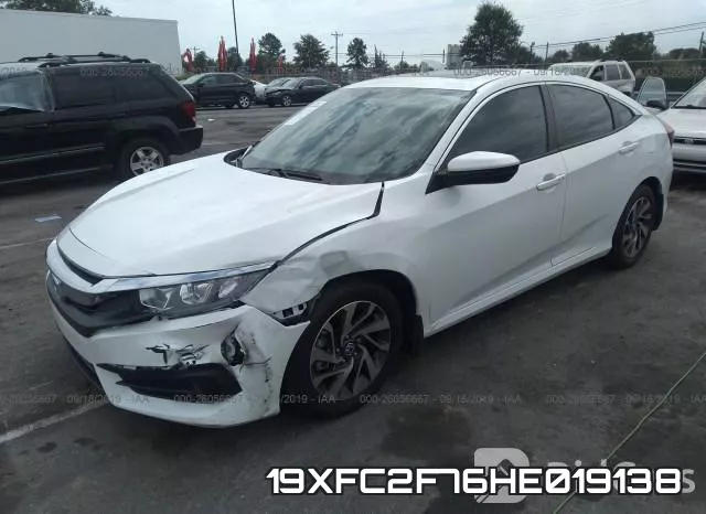 19XFC2F76HE019138 фото 3