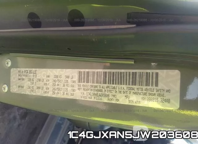 1C4GJXAN5JW203608 фото 10
